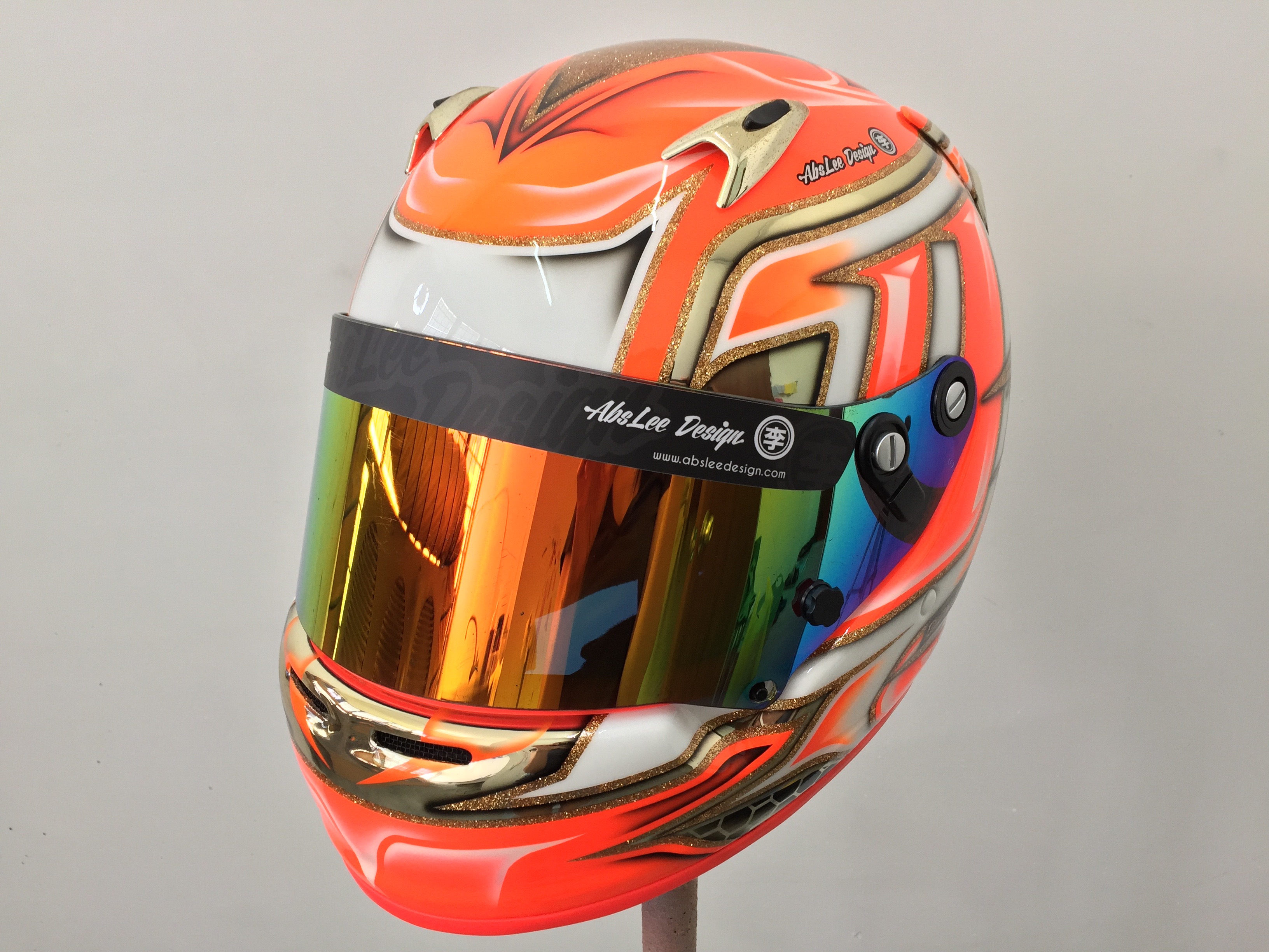 absleedesign chrome helmet 2018
